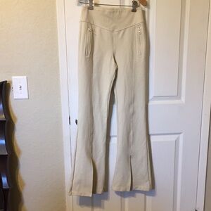 Blanc Noir Cream pants  flare size XS